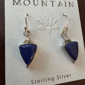 Tiger Mountain lapis kite earrings